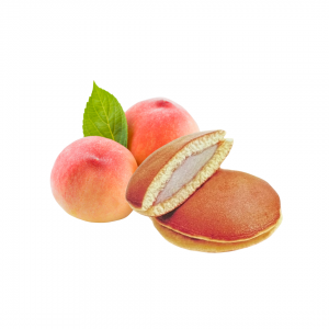 DORAYAKI JAPANESE PANCAKE PEACH FLAVOUR 27g (1 piece) ICHIEIFOODS