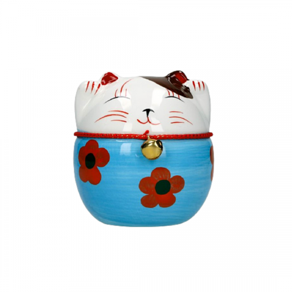 PLUTUS CAT CERAMIC HAND-PAINTED NONFOOD