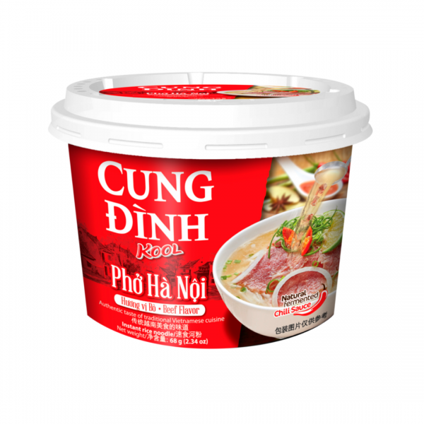 INSTANT RICE NOODLES PHO BO 68g CUNG DINH