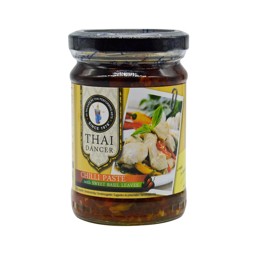 CHILIPASTE SWEET BASIL 200g THAI DANCER 11306