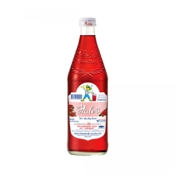 SODA CREAM ROSE FLAVOUR SYRUP 710ml HALE'S