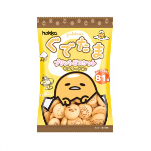 GUDETAMA CHARACTER PRINTED BISCUITS CUSTARD FLAVORED 56g HOKURIKU SEIKA