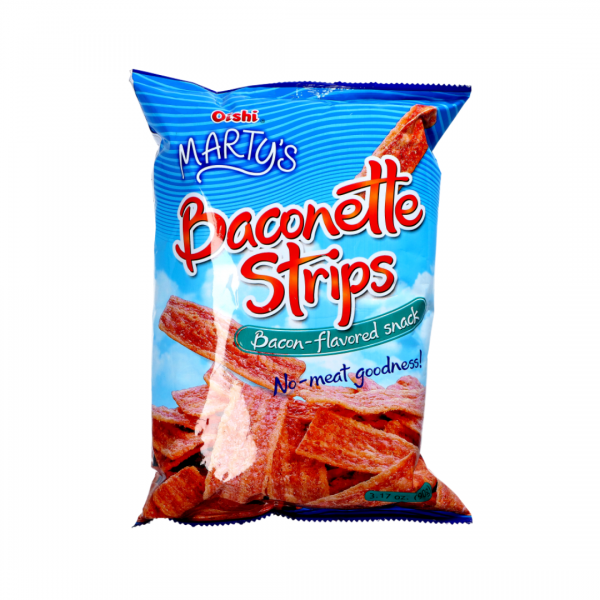 VEGETARIAN BACONETTE CHIPS 90g OISHI