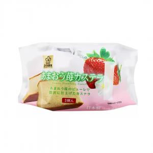 JAPANESE CAKE "AMAO STRAWBERRY CASTELLA" 120g H FOODS