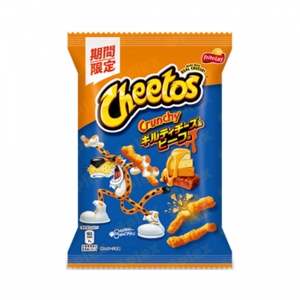 CRUNCHY CORN SNACK WITH BEEF&CHEESE 65g CHEETOS