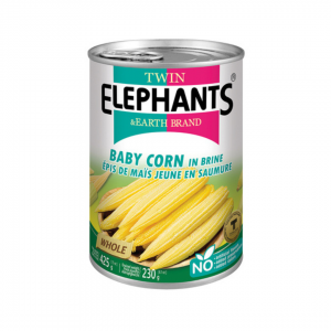 BABY CORN 425g TWIN ELEPHANTS