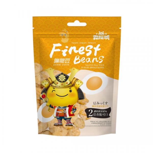 BROAD BEANS SNACK SALTED EGG FLAVOR 140g SAN SHU GONG FOOD