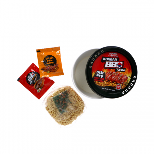 INSTANT NOODLES BBQ SAUCE FLAVOUR (BOWL) 105g CUNG DINH