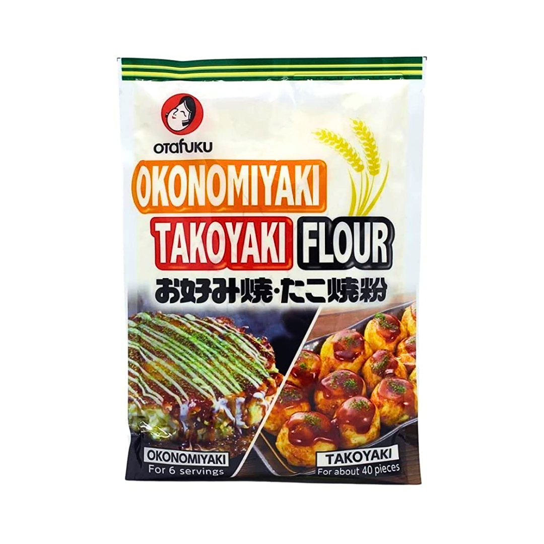 Otafuku Takoyaki Flour for Japanese Takoyaki Octopus Balls, 16 Oz (1 Pound)