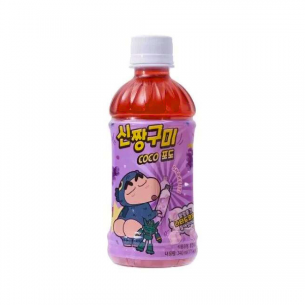 ΡΟΦΗΜΑ ΓΕΥΣΗ ΣΤΑΦΥΛΙ ΜΕ ΠΟΥΛΠΑ 340ml SHINCHAN