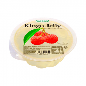 KINGO LYCHEE JELLY WITH NATA DE COCO 420g COCON