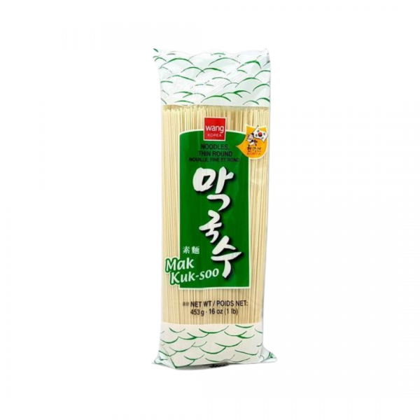 THIN&ROUND KOREAN NOODLES MAK-KUK-SOO 453g WANG