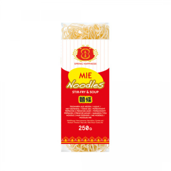 MIE STIR-FRY& SOUP NOODLES 250g SPRING HAPPINES