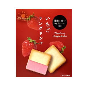 DELICATE JAPANESE BISCUITS STRAWBERRY FLAVOR 5pc. 45g NIKKO FOODS