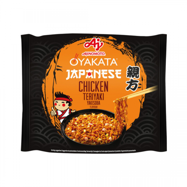 INSTANT JAPANESE YAKISOBA NOODLES CHICKEN TERIYAKI 93g AJINOMOTO