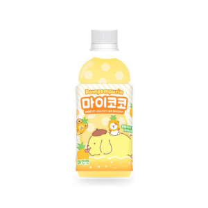 PINEAPPLE DRINK WITH NATA DE COCO POMPOMPURIN 340ml SANRIO