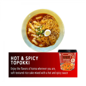 HOT&SPICY RAPOKKI RICE CAKE&RAMEN 145g YOPOKKI