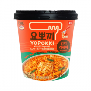 RAPOKKI RICE CAKE&RAMEN KIMCHI FLAVOUR 145g YOPOKKI