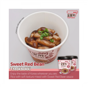 SWEET RED BEAN TOPOKKI RICE CAKE 120g YOPOKKI