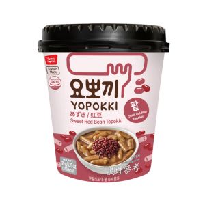 SWEET RED BEAN TOPOKKI RICE CAKE 120g YOPOKKI