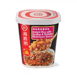 INSTANT RICE WITH SCALLOP&SHIITAKE MUSHROOMS SAUCE 137g HAIDILAO