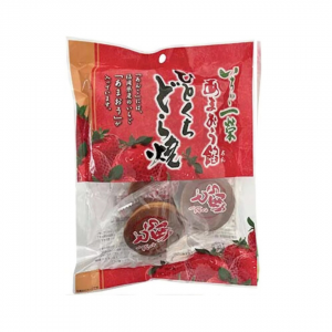 DORAYAKI JAPANESE PANCAKE STRAWBERRY&RED BEAN 115g ICHIEIFOODS