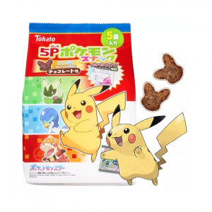 "POKEMON" CHOCOLATE BISCUIT SNACK 80g TOHATO