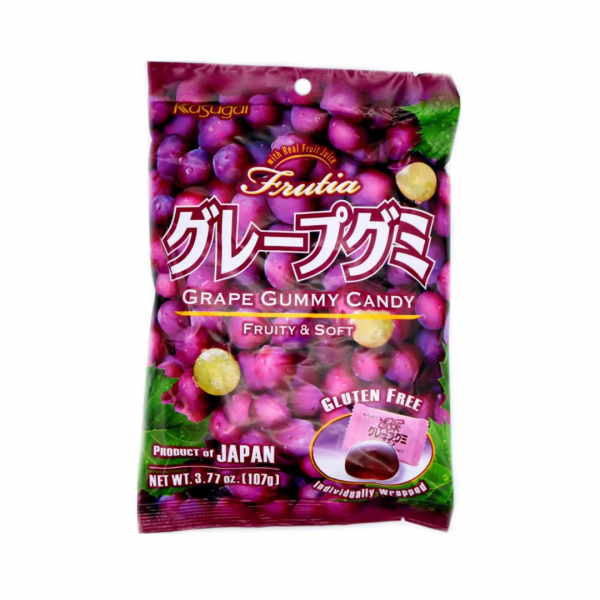 GRAPE GUMMY CANDY 107g KASUGAI - CC3135