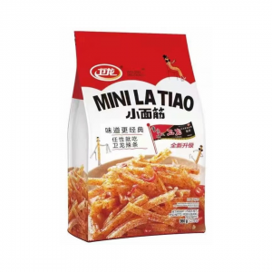 MINI LA TIAO HOT&SPICY GLUTEN STRIPS 360gWEILONG