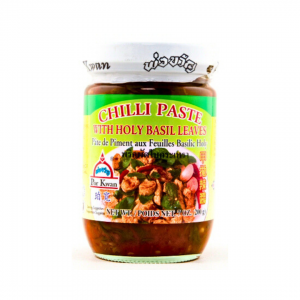 CHILI PASTE & BASIL LEAVES 200g POR-KWAN