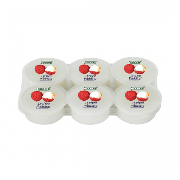 NATA DE COCO PUDDING LYCHEE FLAVOUR 480g COCON