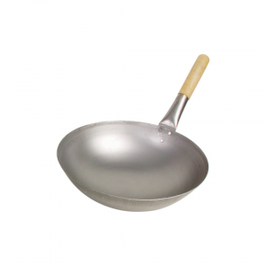 WOK WITH WOODEN HANDLE 30cm NONFOOD