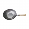 WOK (FLAT) WITH WOODEN HANDLE 30cm NONFOOD